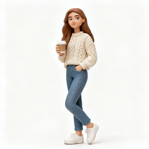 Custom Realistic Full-Colour Resin Statue From One Photo